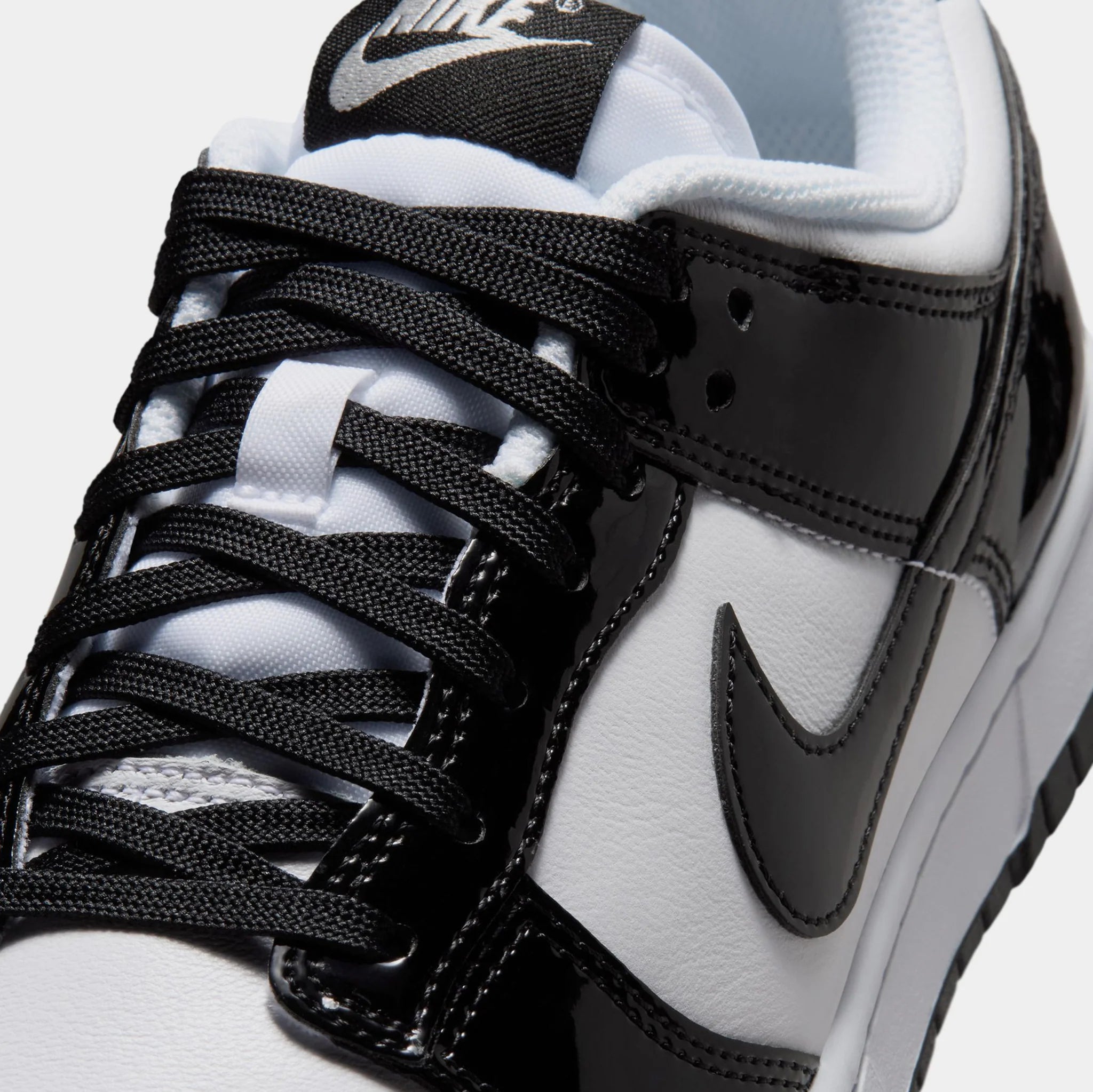 Women's Nike Dunk Low Patent Leather Black/White IV5104-102