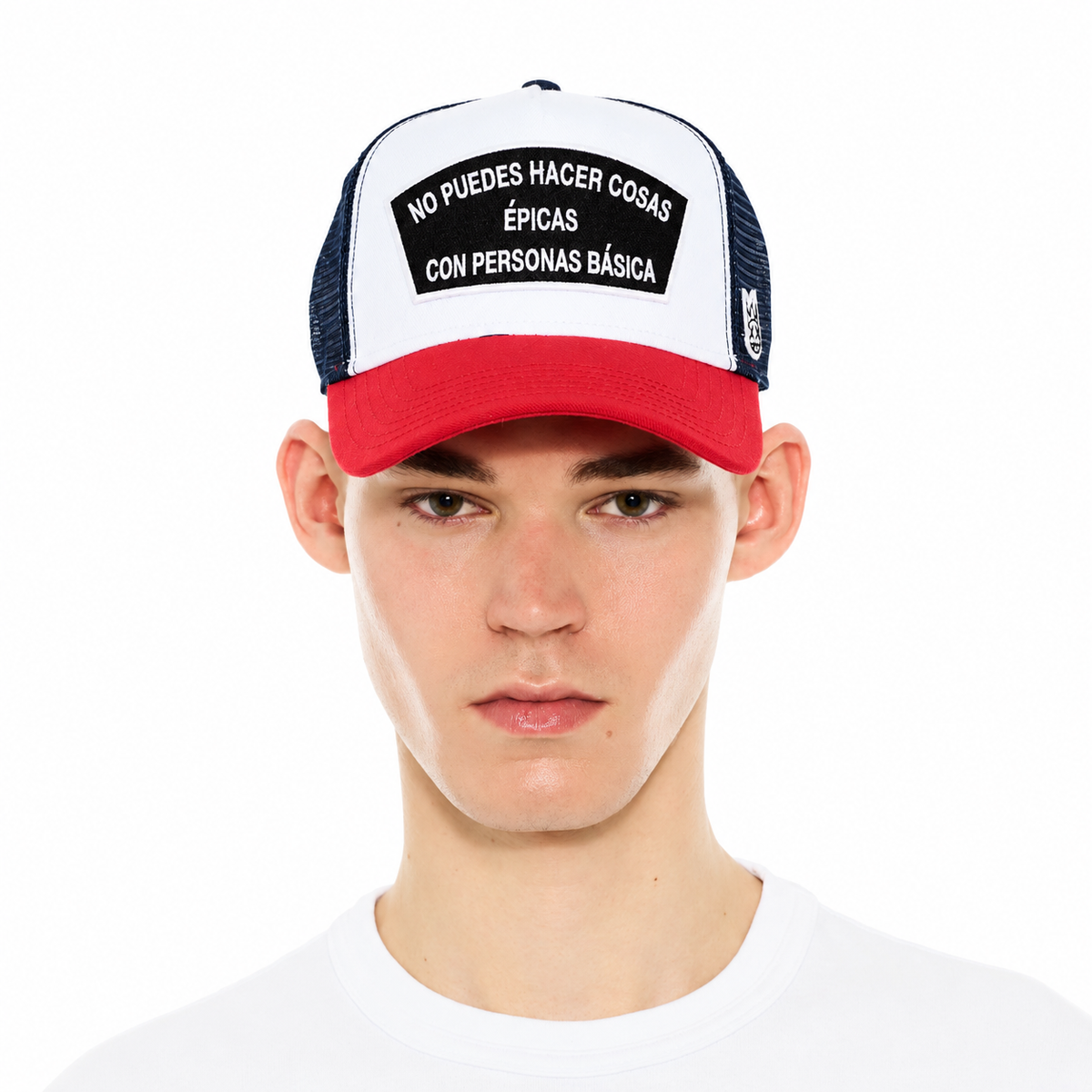 Cult of Individuality Spanish Epic Shit Trucker Hat White 625bc-ch79a-whit