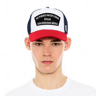 Cult of Individuality Spanish Epic Shit Trucker Hat White 625bc-ch79a-whit