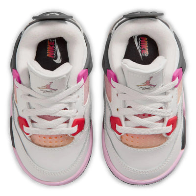 Toddler Air Jordan 4 Retro Comic Off White/Anthracite/Neutral Grey/Fire Pink/Light Arctic Pink/Muslin IO2364-100