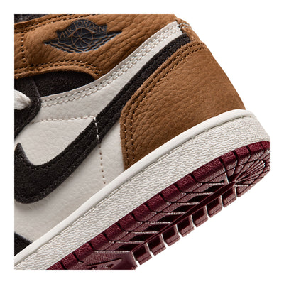 Air Jordan 1 Retro High OG Little Kid's Love Letter Shadow Brown/Shadow Brown-Soft Pearl-Light British Tan-Team Red FD1412-201