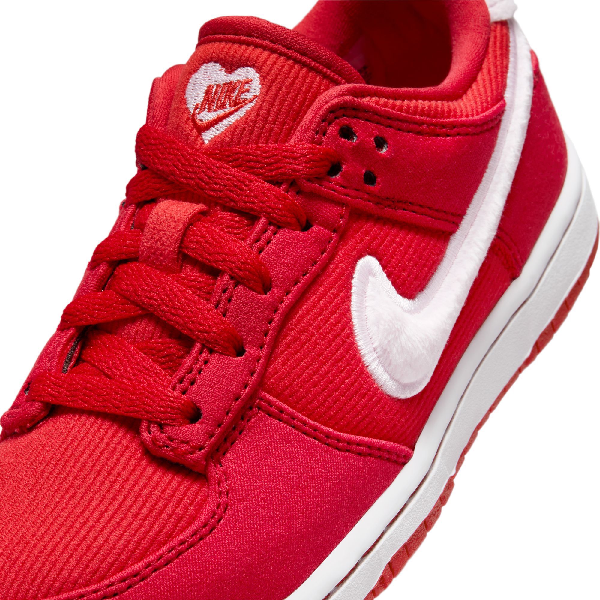 Little Kid's Nike Dunk Low Fire Red/Pink Foam FZ3549-612