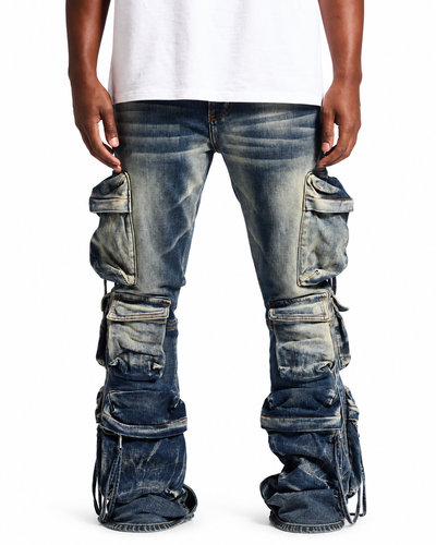 Men's Embellish Hawk Cargo Pant Dark Blue emb-fa26-19-wsind