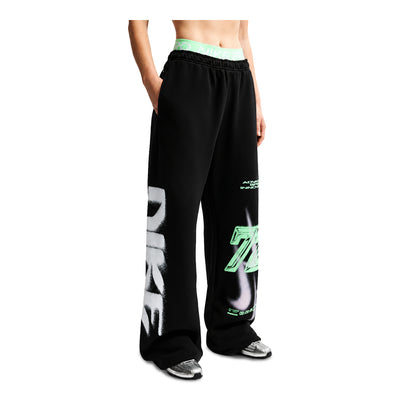 Women's Nike Studio Fleece Total Black/Sail IV4956-001