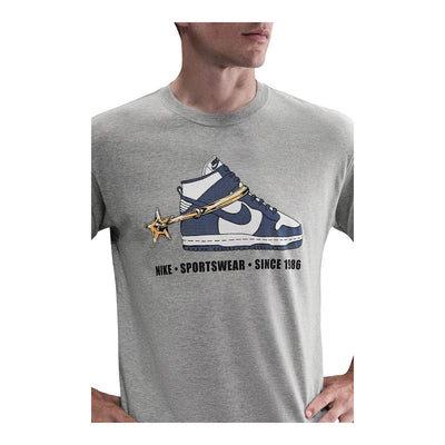 Men's Nike Sportswear Dunk Max90 T-Shirt Grey HQ9273-063