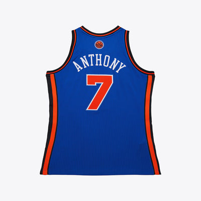 Mitchell & Ness Carmelo Anthony New York Knicks 2010-11 Blue Authentic Jersey jy9842-nykroya