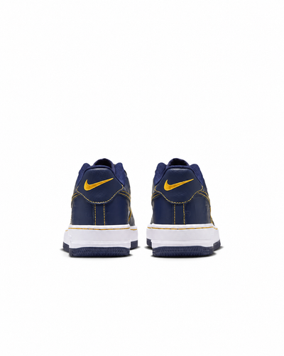 Big Kid's Nike Air Force 1 LE Summit White/Yellow Ochre/Midnight Navy IZ1314-121