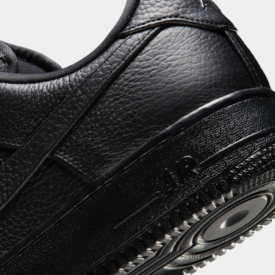 Nike Air Force 1 Low Retro Premium "Black Leather" Men's Sneakers