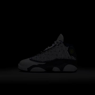 Little Kid's Air Jordan 13 Retro Navy/University Blue-Flint Grey-White DJ3005-400