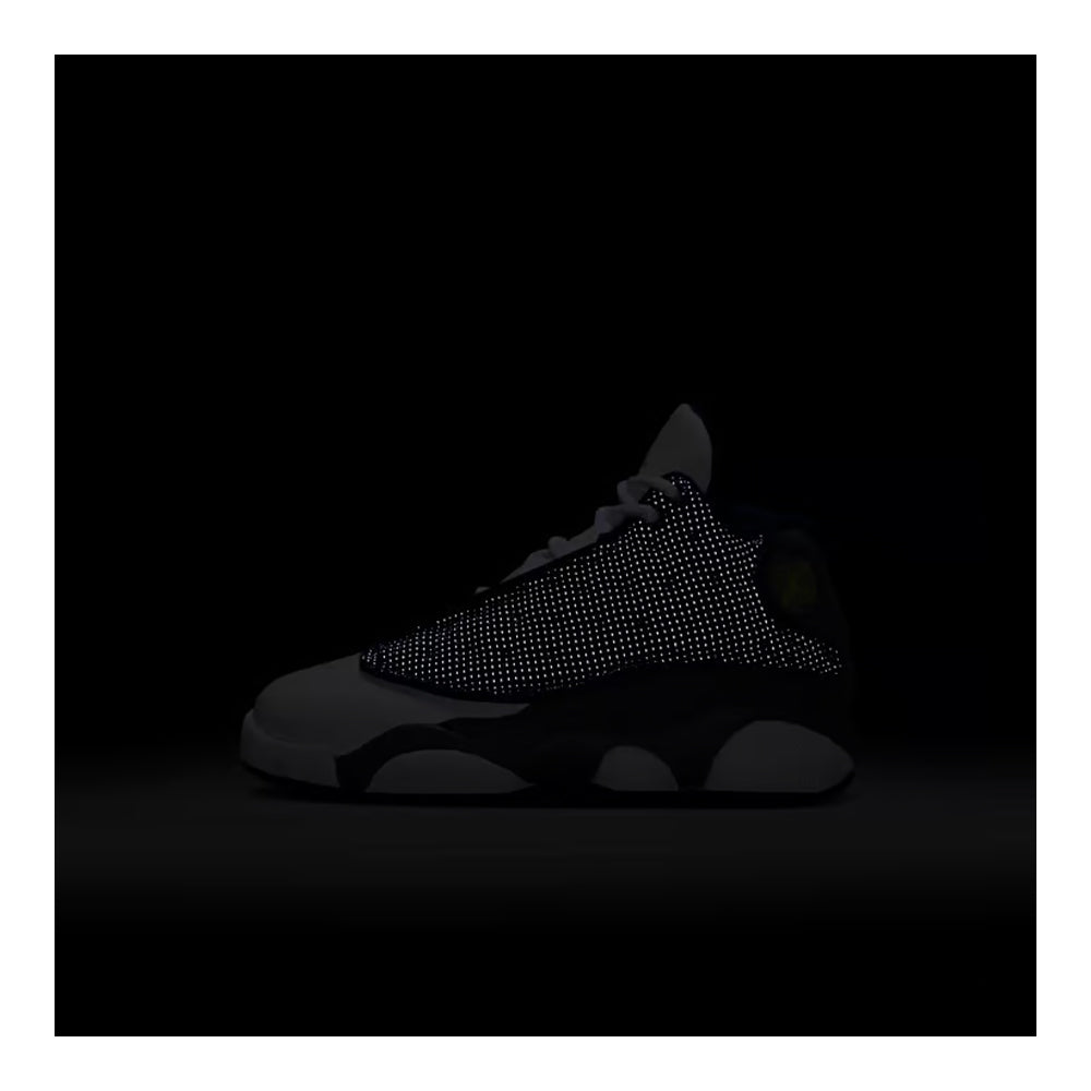 Little Kid's Air Jordan 13 Retro Navy/University Blue-Flint Grey-White DJ3005-400