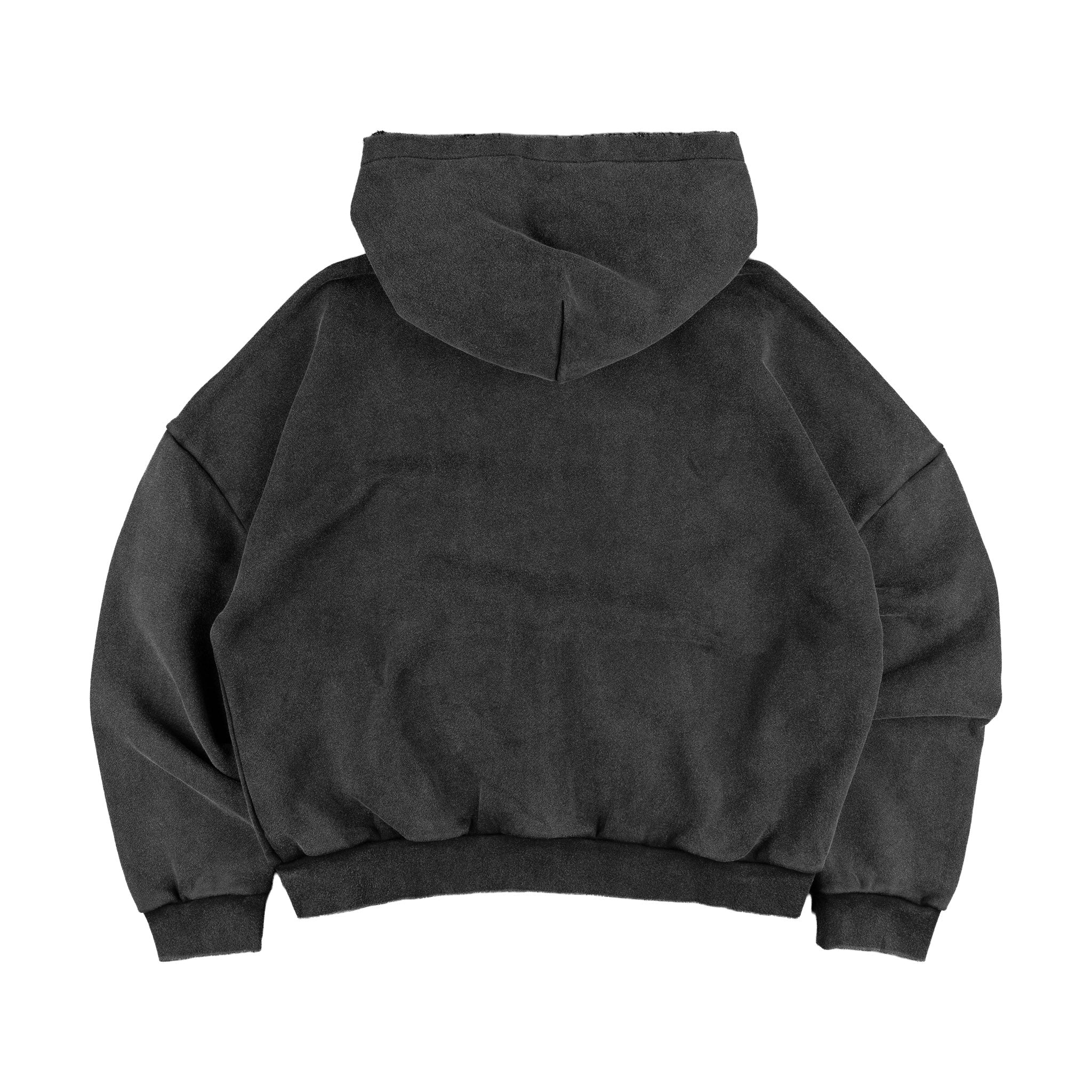 Men's Common Hype Varsity Zip Up Hoodie Black ch56484-blk