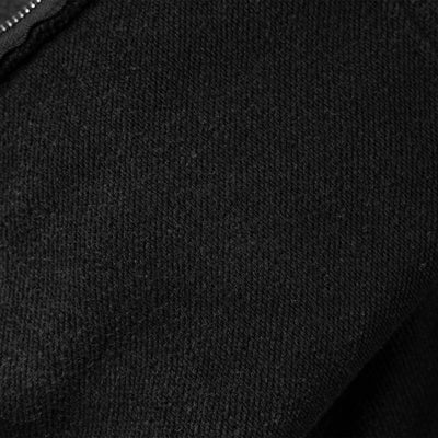 Men's Common Hype Varsity Zip Up Hoodie Black ch56484-blk