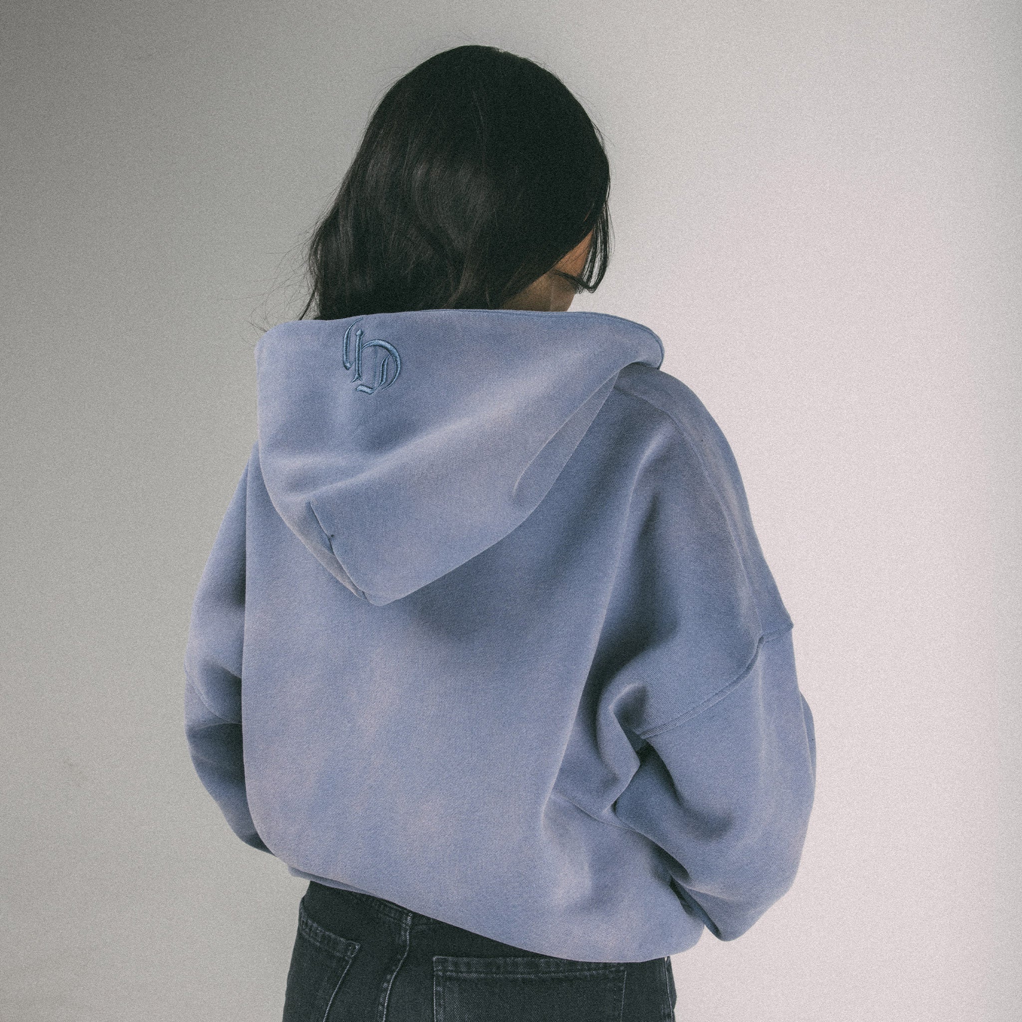 Men's Common Hype Zip Up Hoodie Blue ch3980-blue