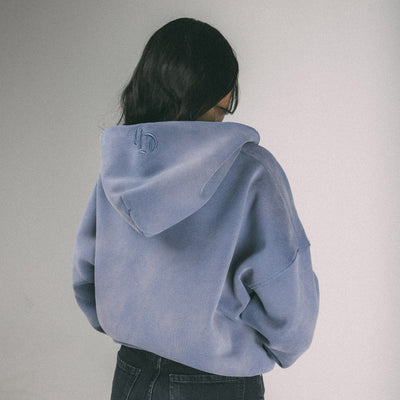 Men's Common Hype Zip Up Hoodie Blue ch3980-blue