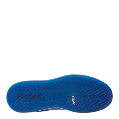 City Jeans Reebok x G-Unit G6 men's sneaker featuring a translucent blue ice-rubber outsole with logo branding