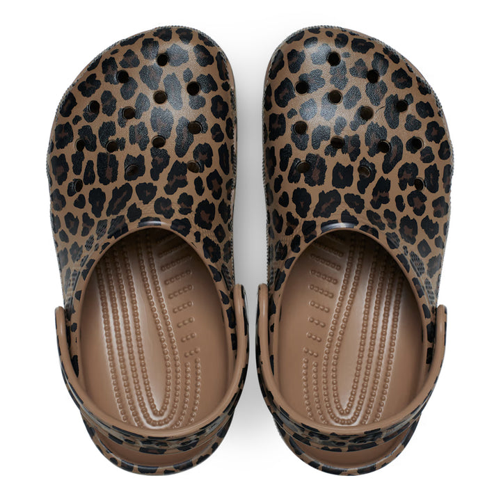 Crocs Kids Classic Animal Clog - Sepia/Leopard 2