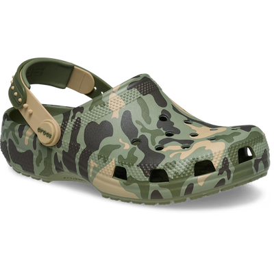 Crocs Classic Snap Backstrap Camo Kid's Clog