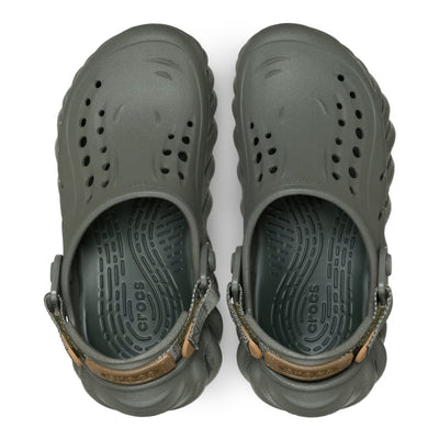 Crocs Kids' Echo Gum Tab Clog - Dusty Olive 2