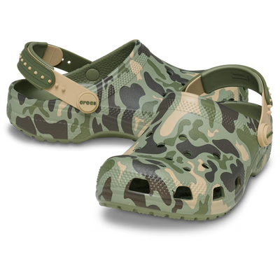 Crocs Classic Snap Backstrap Camo Kid's Clog