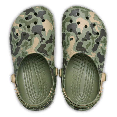 Crocs Classic Snap Backstrap Camo Kids' Clogs