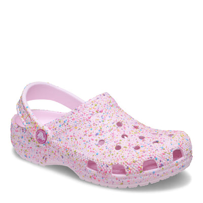 Crocs Kids' Classic Paint Splatter Clog - Pink/Multi-color 4