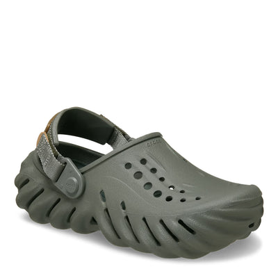 Crocs Kids' Echo Gum Tab Clog - Dusty Olive 4