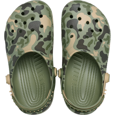 Crocs Classic Snap Backstrap Camo Kid's Clog