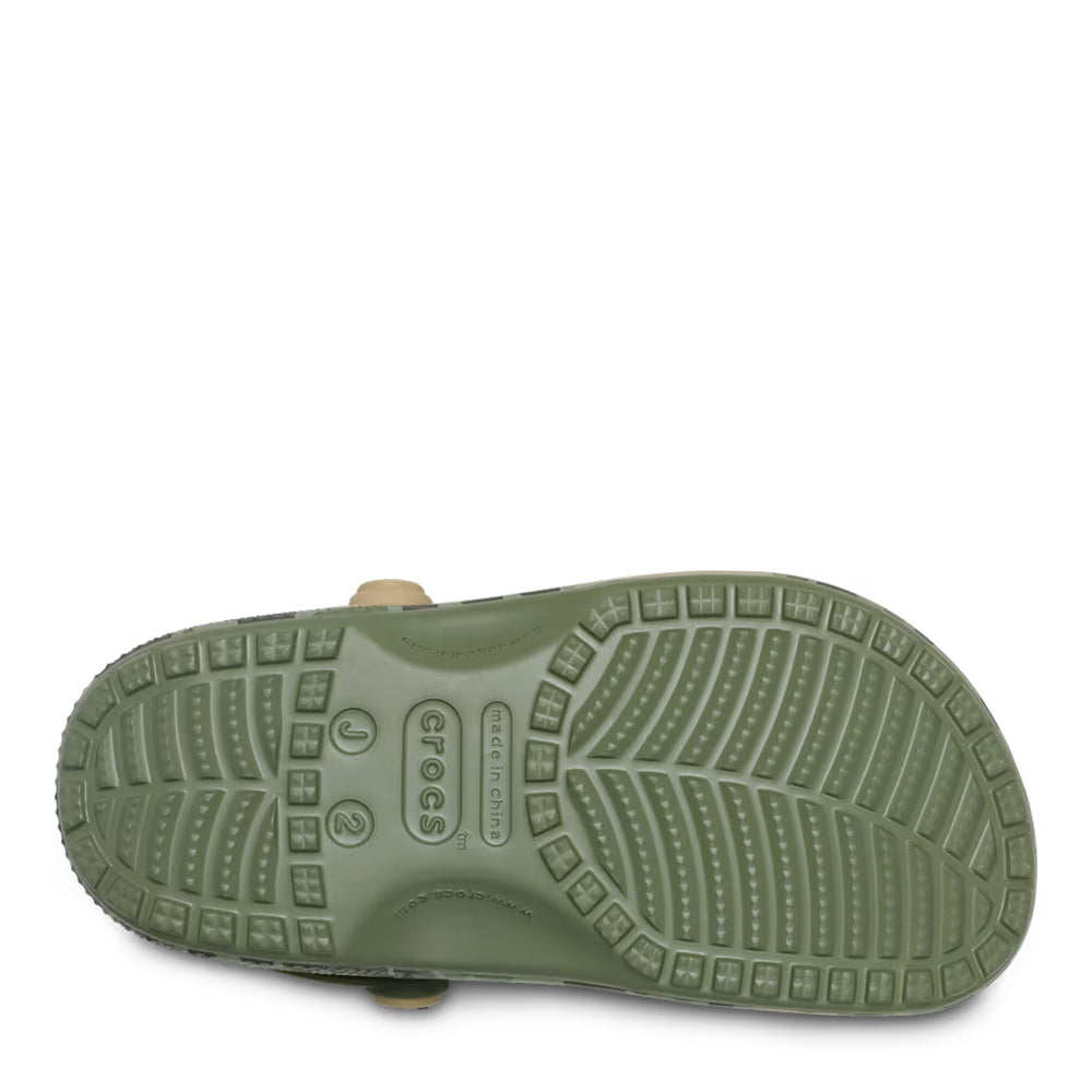 Crocs Classic Snap Backstrap Camo Kids' Clogs