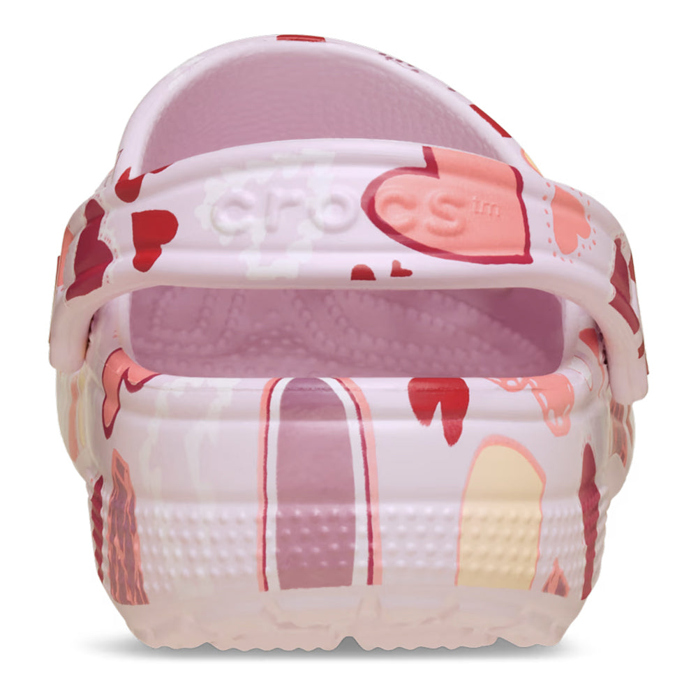 Crocs Kids' Classic VDay Clog K - Pink Milk/Hearts 3
