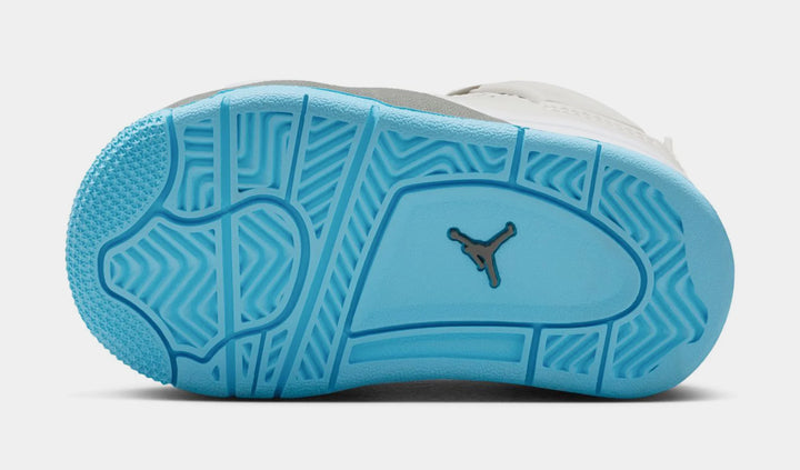 Air Jordan 4 Retro Toddler Sneakers - Blue Chill