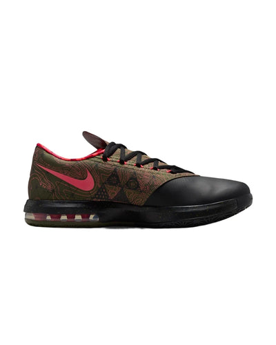 Men's Nike KD 6 Meteorology Black/Atomic Red-Medium Olive-Noble Red IM4409-001