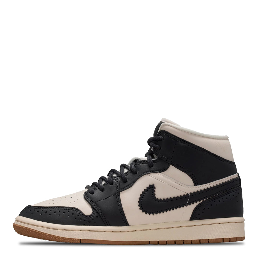 Women's Air Jordan 1 Mid SE Off Noir/Chalk/Pearl White IO0760-001