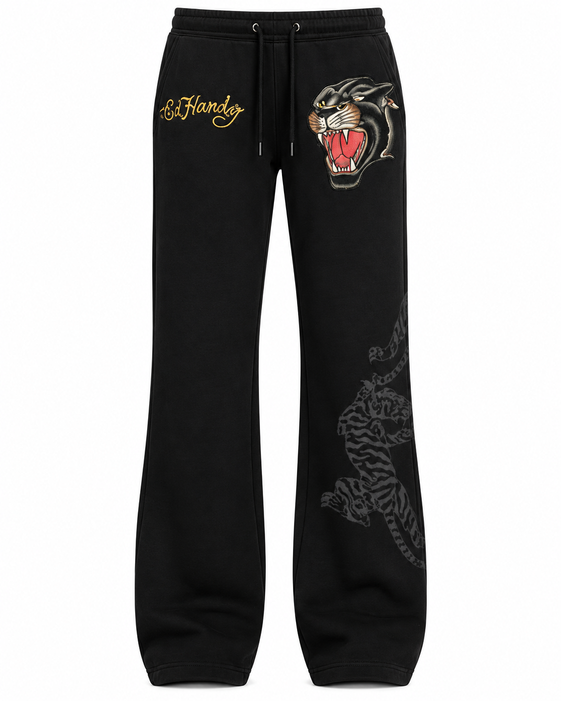 Women's Ed Hardy Panther Sweatpant Black EHW8200-121
