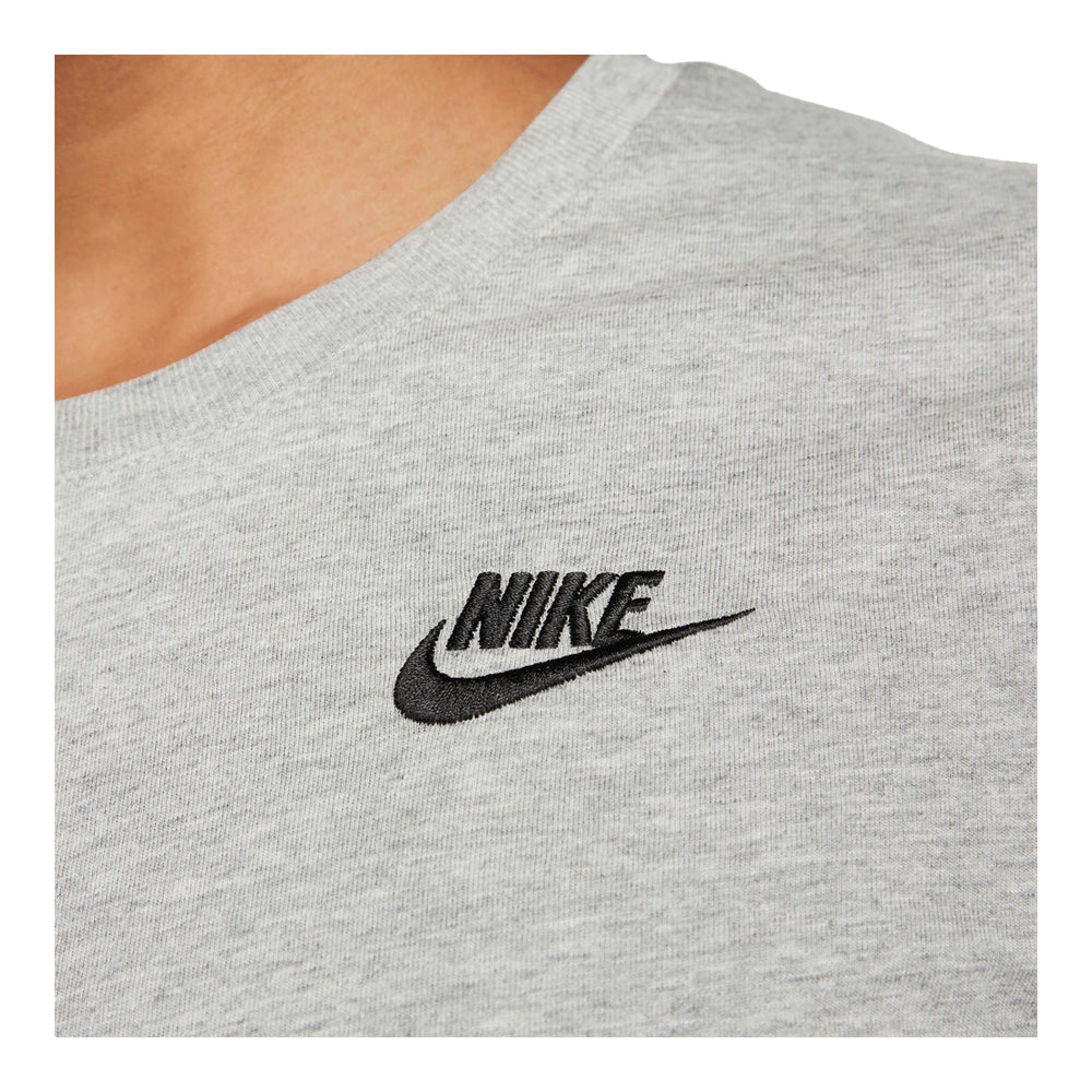 Women's Nike Sportswear Club Essentials T-Shirt - Dark Grey Heather & Black