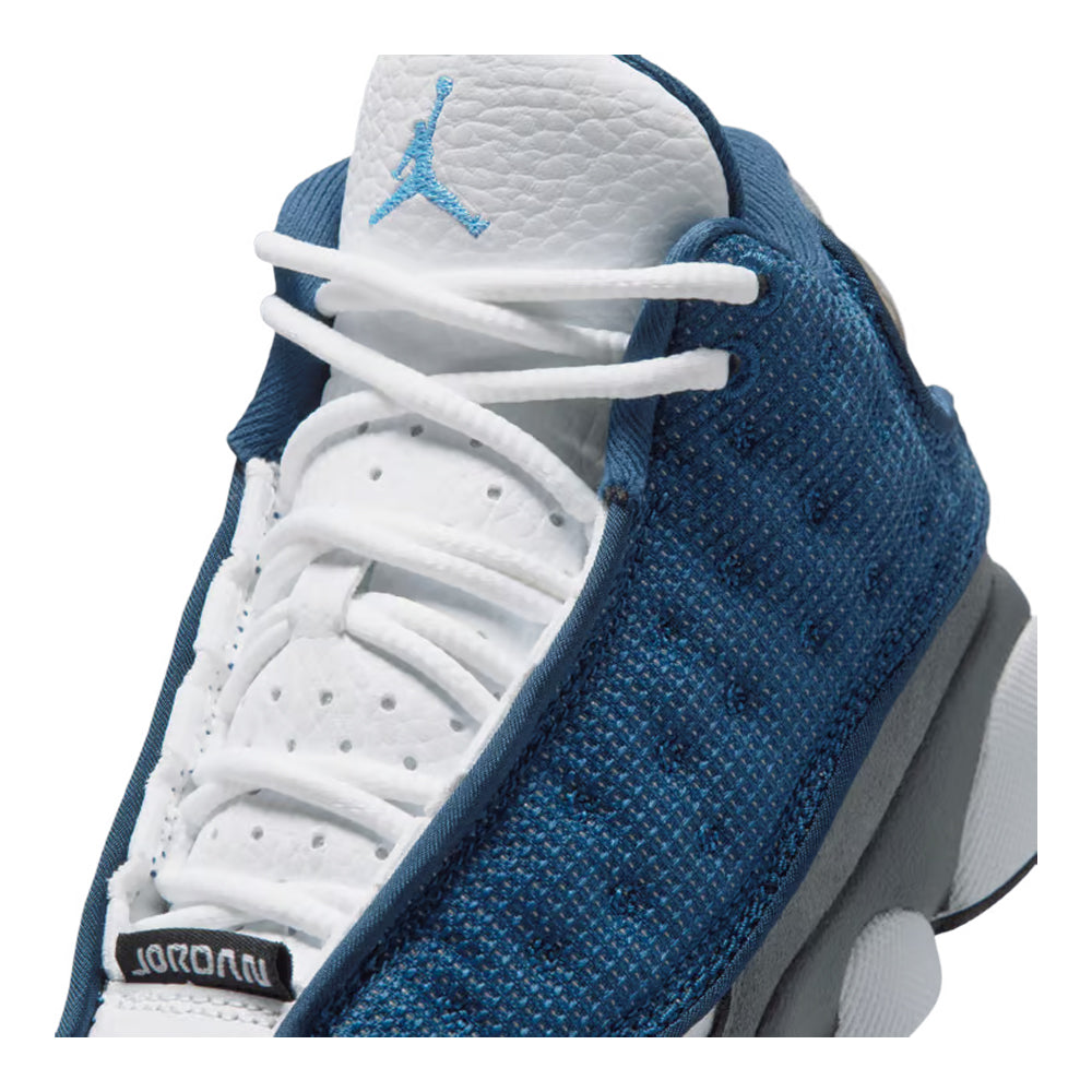 Little Kid's Air Jordan 13 Retro Navy/University Blue-Flint Grey-White DJ3005-400