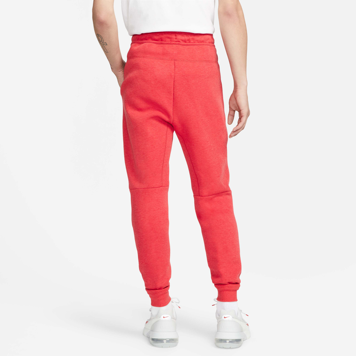 Men's Nike Tech Fleece Joggers Light University Red Heather/Black FB8002-672