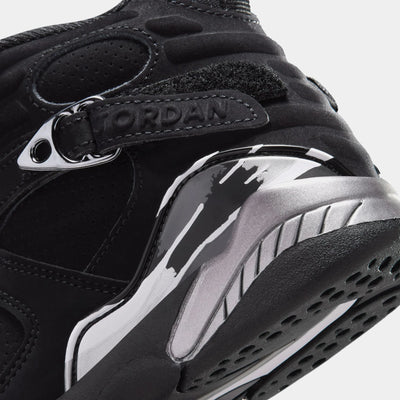Little Kids Air Jordan 8 Retro Chrome Black/Chrome 305369-007