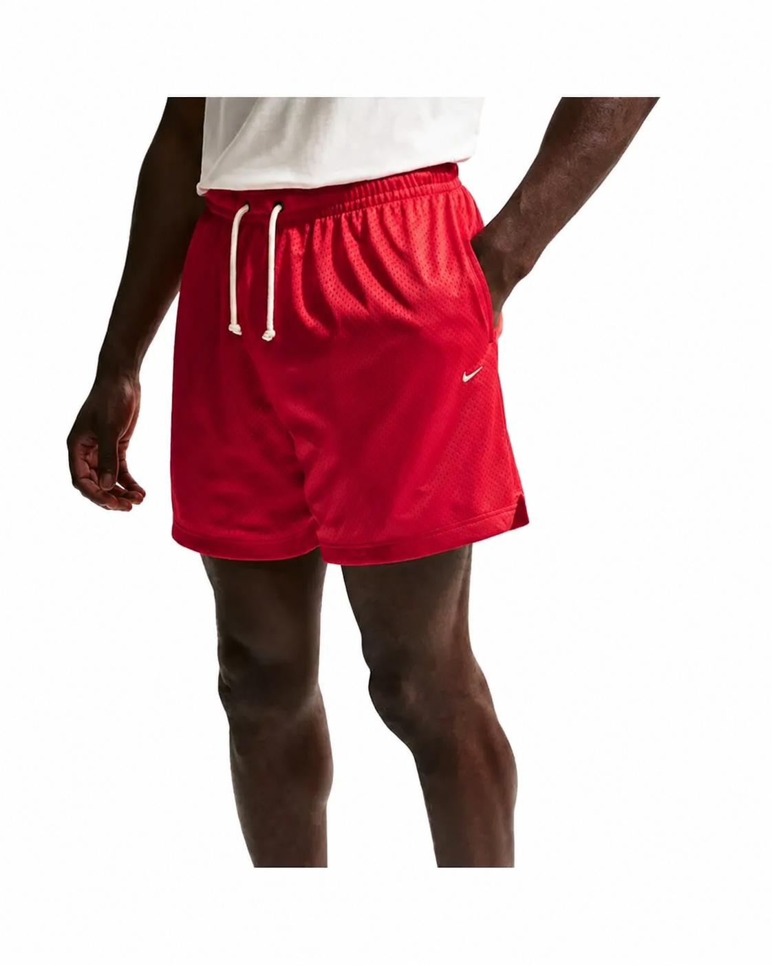 Men's Nike Standard Issue Practice Mesh Shorts Red IF1587-657