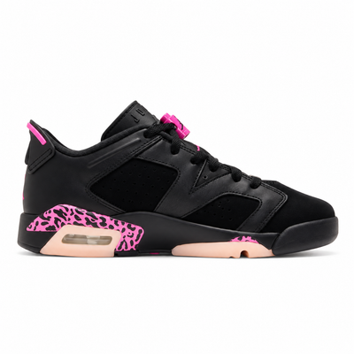 Big Kid's Air Jordan 6 Retro Low Black/White/Fierce Pink 768878-001