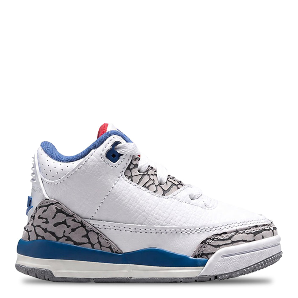 Toddler Air Jordan 3 Retro True Blue White/Varsity Red/True Blue/Cement Grey/Anthracite DM0968-104
