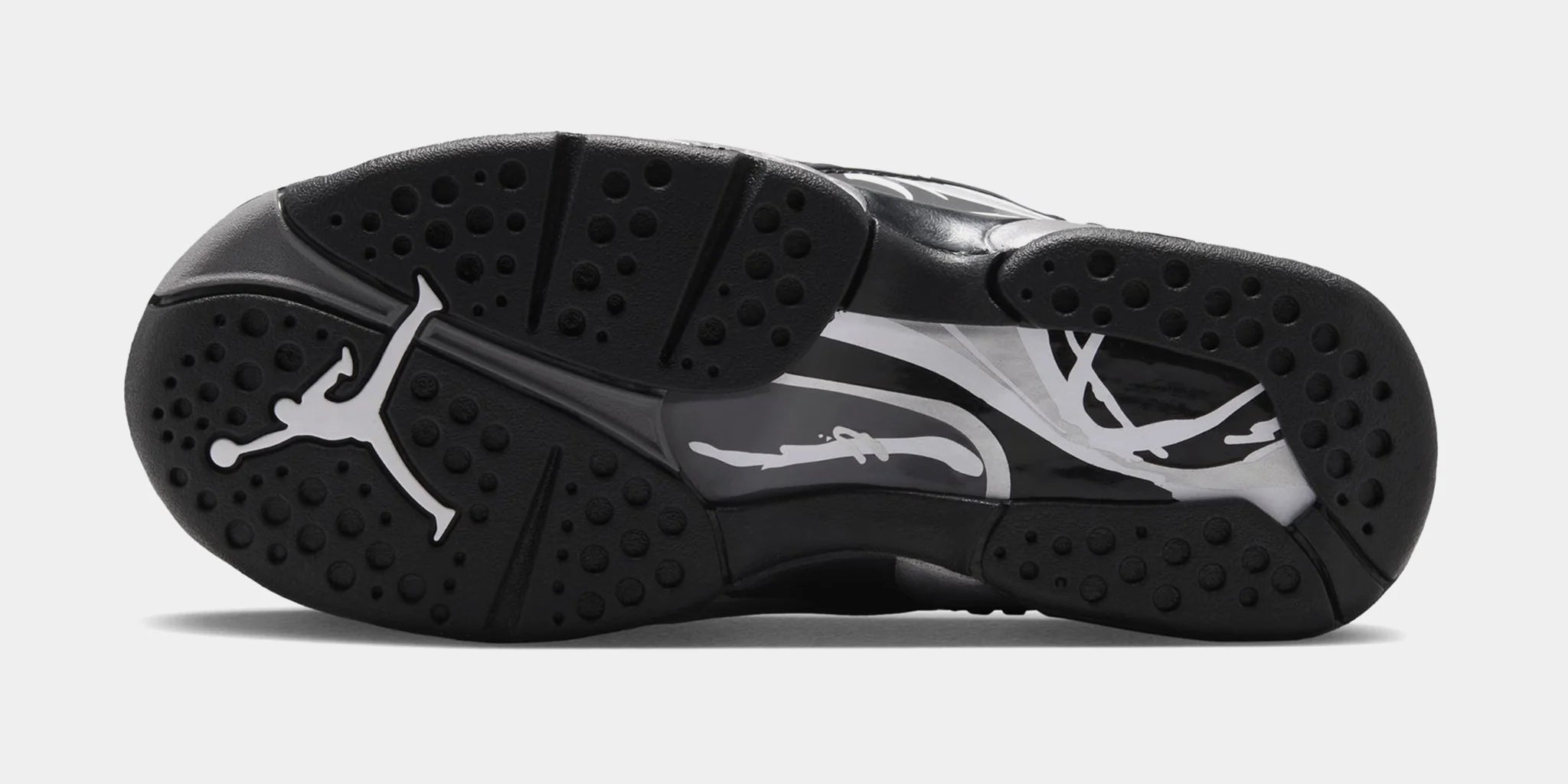 Big Kid's Air Jordan 8 Retro Chrome Black/Chrome 305368-007