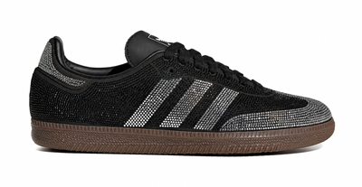 Women's Adidas Samba OG Rhinestone Core Black/Core Black/Dark Gum IH9052