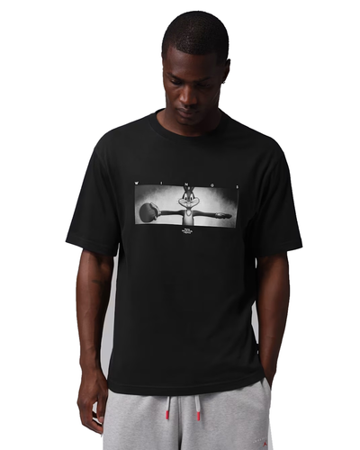 Men's Jordan Brooklyn Space Jam Wings Crew-Neck T-Shirt Black IX8621-010