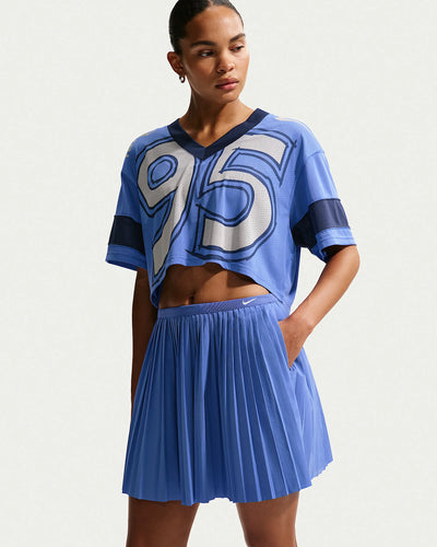 Women's Nike Sportswear Women's Pleated Skirt - Light Medium Blue/Sail 2