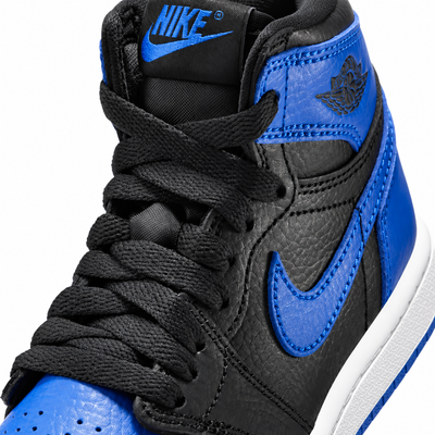 Little Kid's Air Jordan 1 Retro High OG Royal Black/Royal-White FD1412-005