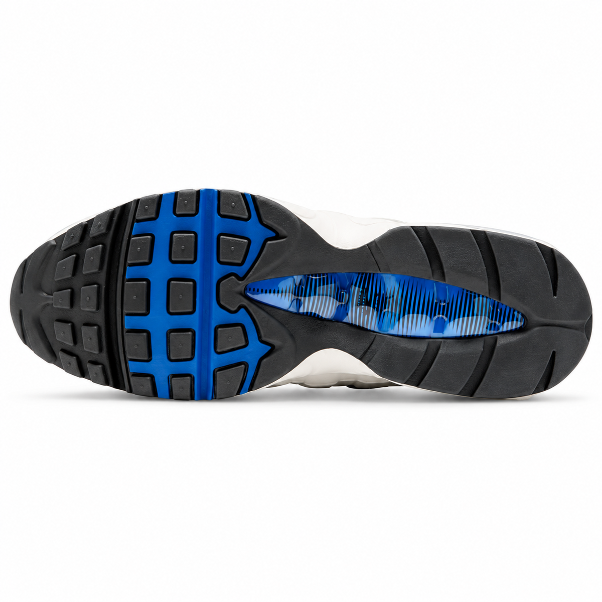 Men's Nike Air Max 95 Big Bubble Premium Anthracite/Light Graphite/Light Charcoal/Blue SparkJA0980-060