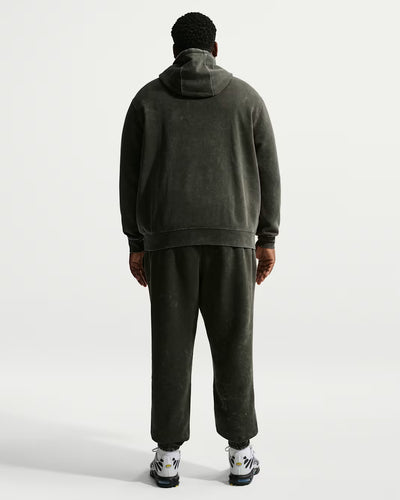 Men's Nike Sportswear Club Washed Fleece Hoodie Sequoia/Sequoia IQ1219-355