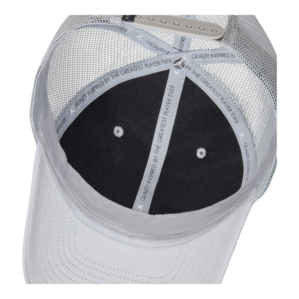 Unisex Jordan Rise Structured Trucker Cap - Grey & Black