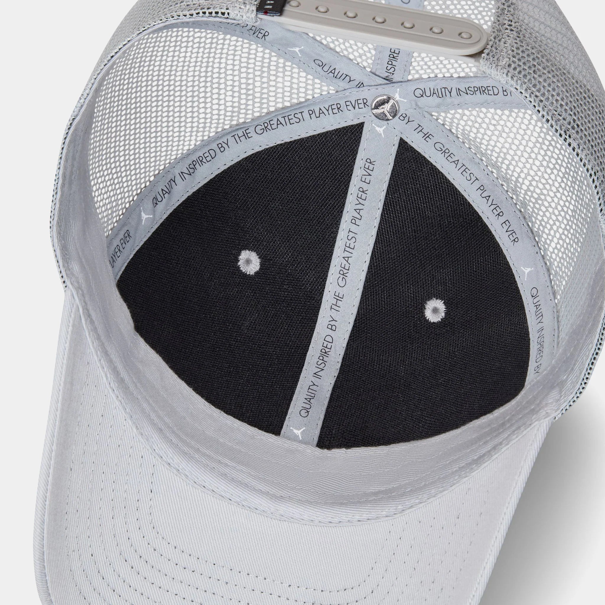 Unisex Jordan Rise Structured Trucker Cap - Grey & Black 4