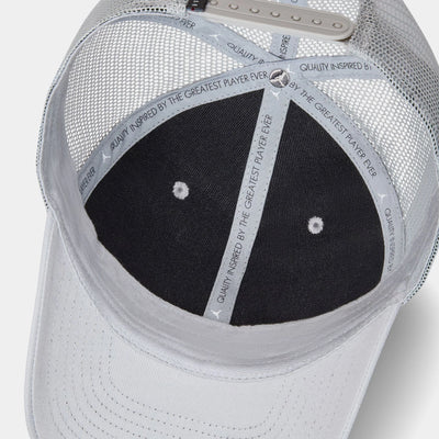Unisex Jordan Rise Structured Trucker Cap - Grey & Black 4